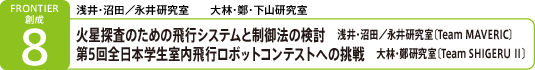 火星探査のための飛行システムと制御法の検討／第5回全日本学生室内飛行ロボットコンテストへの挑戦